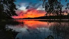 Zachód słońca nad jeziorem Tajty - zdjęcie 14