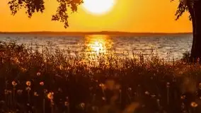 Zachód słońca nad jeziorem Dargin, Poganty - zdjęcie 47