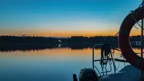 Wschód słońca nad jeziorem Bocznym, port Tło Dla Mew - zdjęcie 11