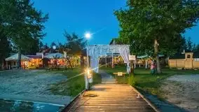 Wschód słońca nad jeziorem Bocznym, port Tło Dla Mew - zdjęcie 8