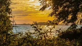 Zachód słońca nad jeziorem Dargin - zdjęcie 7