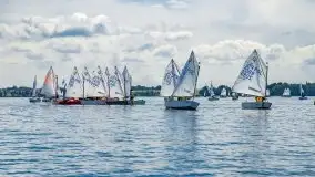 Regaty o Puchar Trzech Ryb w klasie Optimist - fotorelacja - zdjęcie 6