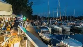 Stanica Wodna Stranda po zmierzchu, lipiec 2021 - zdjęcie 26