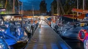 Stanica Wodna Stranda po zmierzchu, lipiec 2021 - zdjęcie 19