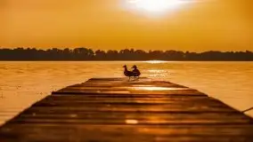 Zachód słońca nad jeziorem Mamry, czerwiec 2021 - zdjęcie 5