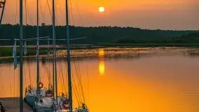 Zachód słońca nad jeziorem Kirsajty - zdjęcie 9