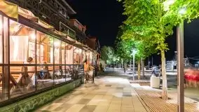 Nocne Mikołajki, Wioska Żeglarska i część promenady - zdjęcie 22