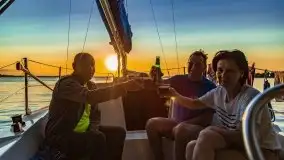 Zachód słońca w Fuledzie nad jeziorem Dobskim - zdjęcie 15