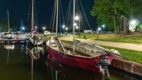 Kolory i klimat nocnego portu w Sztynorcie - zdjęcie 12