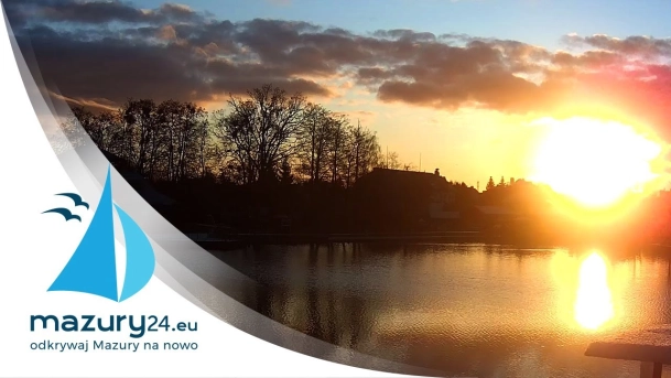 Timelapse Rzeka Węgorapa, Węgorzewo, wschód słońca