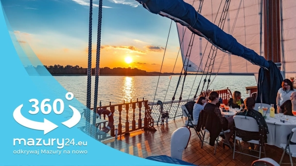 Rejs statkiem Chopin, Mazury 360 8K