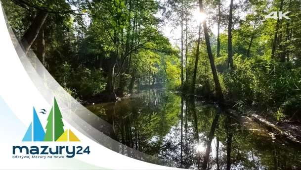 Relaksuj się Mazurami, lot nad Sapiną, 4K