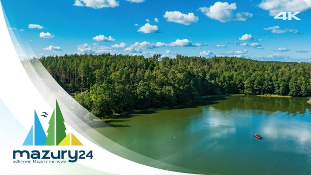 Szlaki WJM - jezioro Tyrkło w 140 sekund, 4K