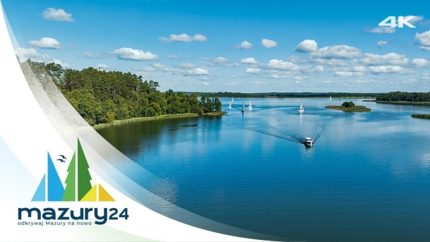 Szlaki WJM - Śluza Guzianka - Bełdany - Mikołajskie - Mikołajki, 4K