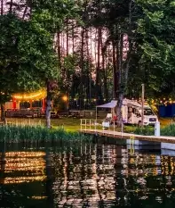 Cumowanie przy pomoście na Jeziorze Bocznym - zdjęcie 4