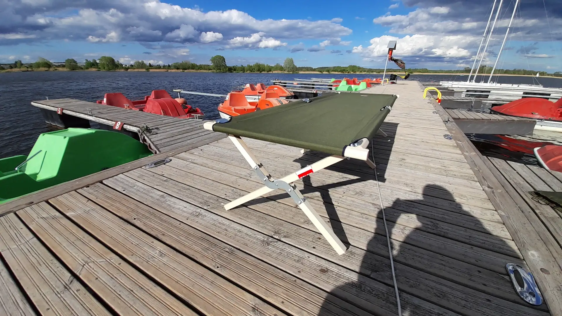 Łóżko polowe składane (kanadyjką) 100% Polska produkcja. 