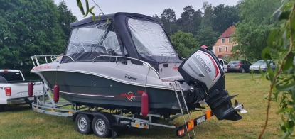 Łódź mazury 670 z Silnikiem Evinrude 200 Stan BDB - zdjęcie 11