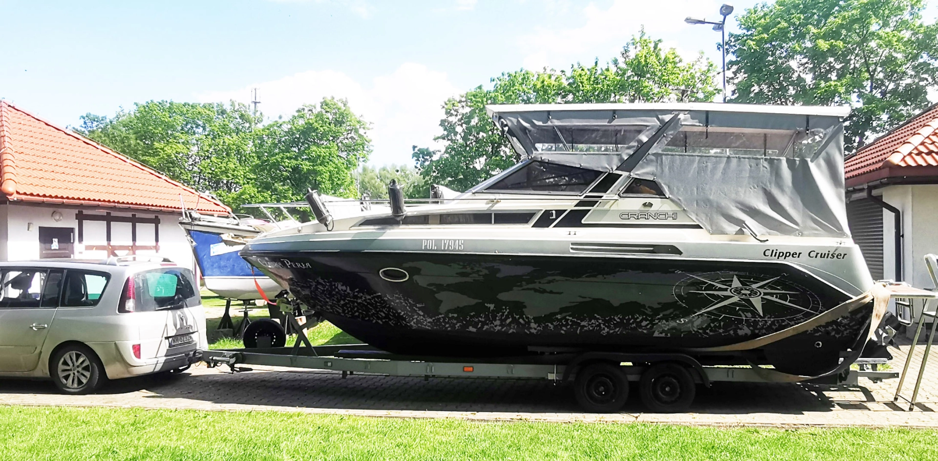 Jacht Cranchi Clipper Cruiser - LPG + przyczepa AWARIA SILNIKA