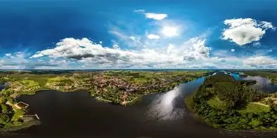 Wydminy i jezioro Wydmińskie