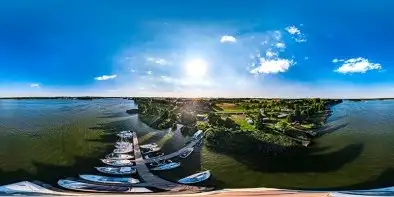 Jezioro Jagodne i port Jagodne