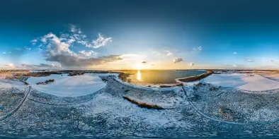 Plaża sołecka w Radziejach jezioro Dobskie