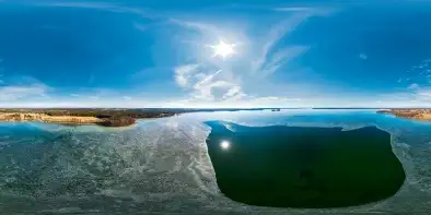 Częściowo rozmrożony Dargin, kilka dni przed wiosną 2022