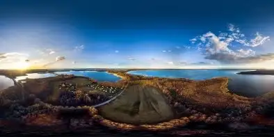 Most Sztynorcki, jeziora Dargin i Kirsajty