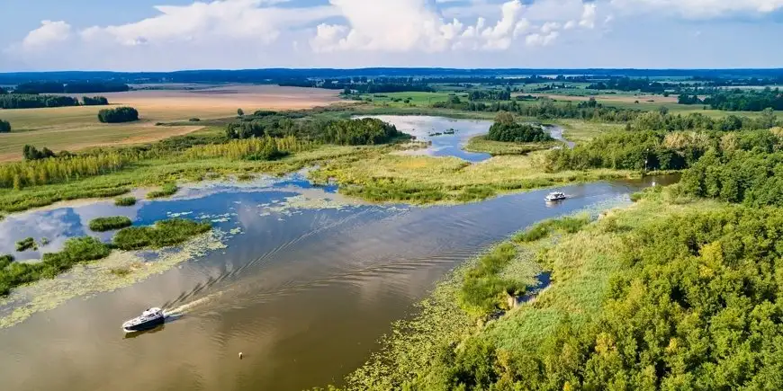 Między kanałem Mioduńskim, a Grunwaldzkim mamy najmniejsze jezioro na szlaku WJM, jakie?