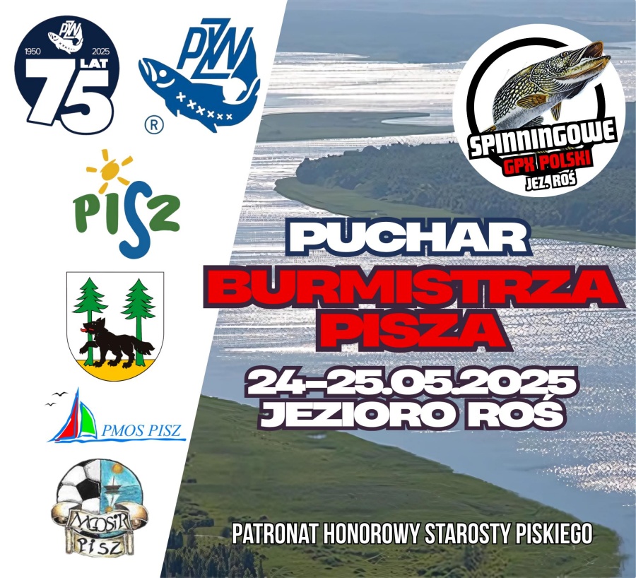 I Spinningowe Grand Prix Polski Teamów 2025. Rywalizacja najlepszych spinningistów na Mazurach