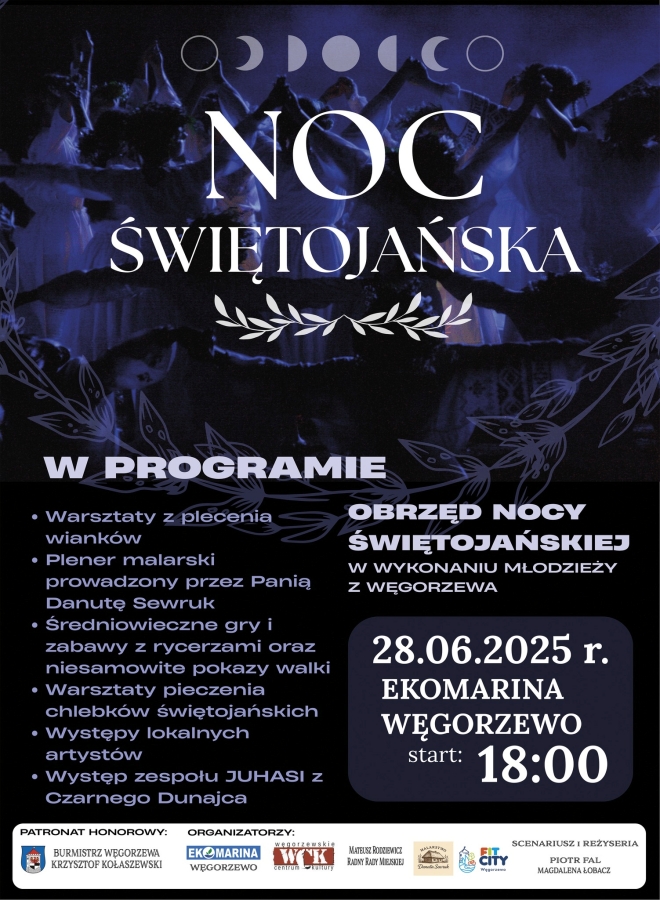 Wieczory pełne magii na Mazurach. Noc Świętojańska w Węgorzewie i w Krutyni