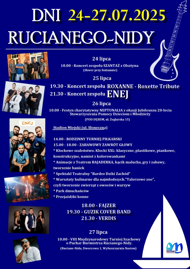 Dni Rucianego-Nidy 2025. Sprawdźcie co będzie się działo!