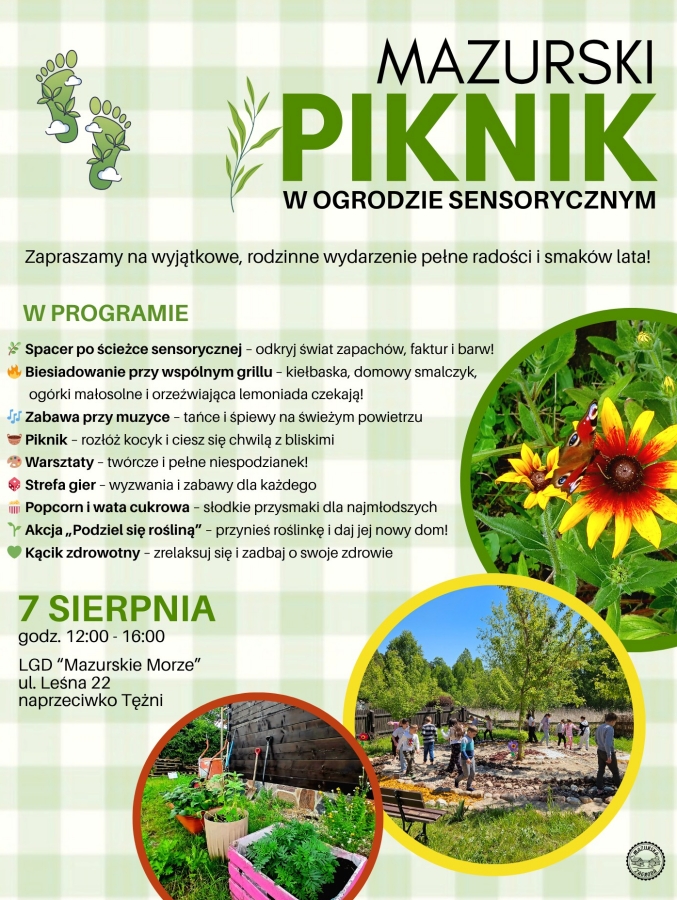 Mazurski Piknik. Wspólne święto w ogrodzie sensorycznym