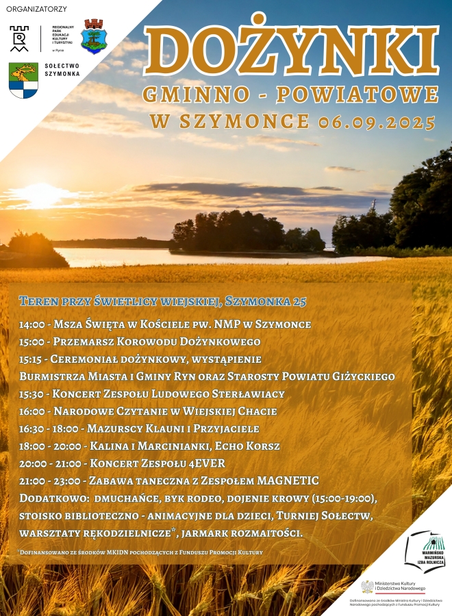 Święto plonów w Szymonce na Mazurach